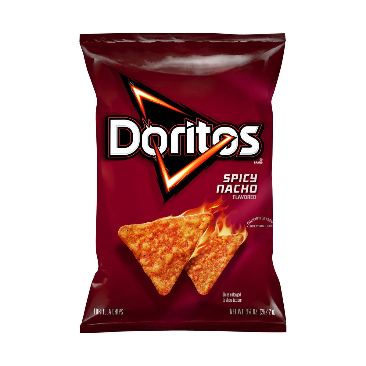 Doritos Spicy Nacho Flavored Tortilla Chips 9.25 oz