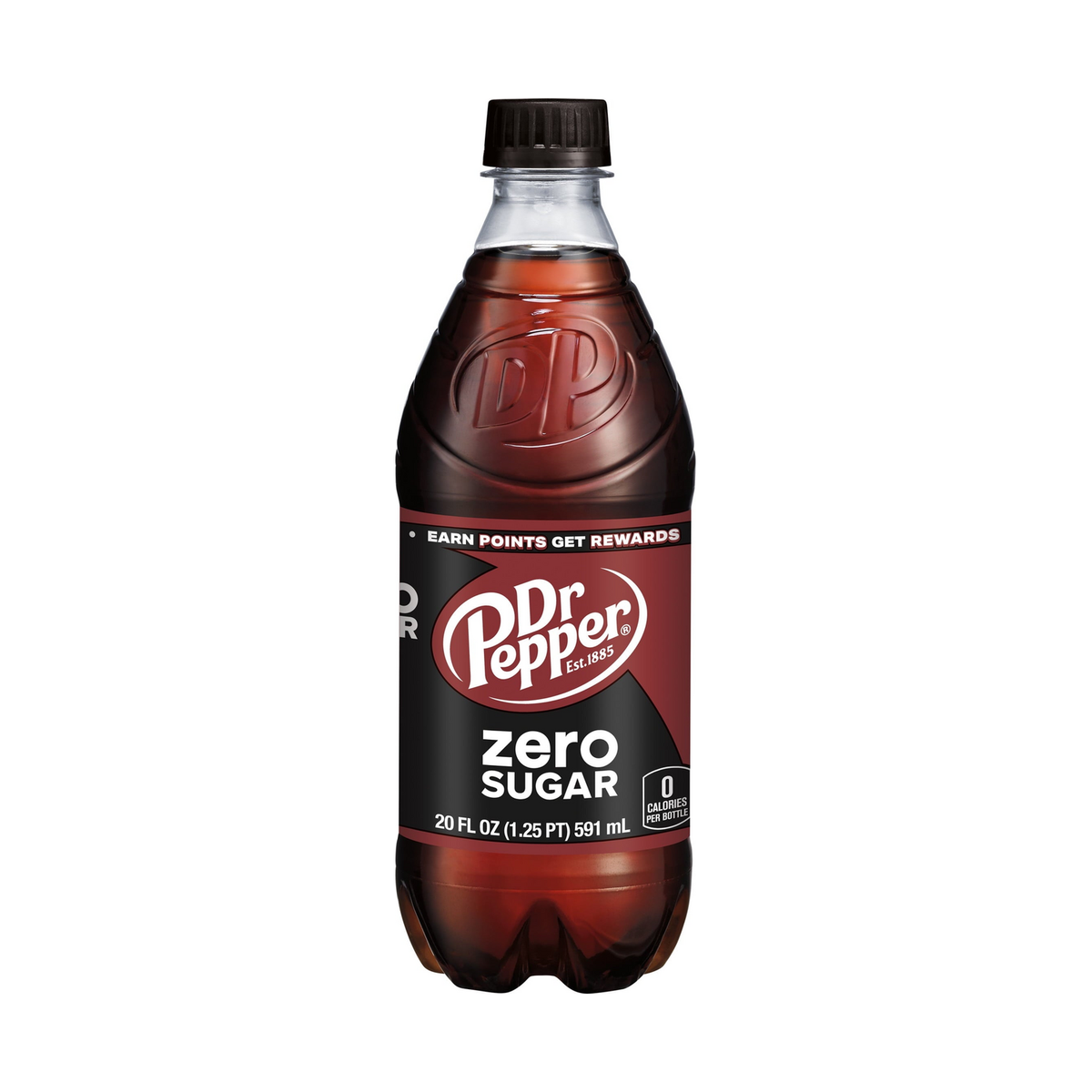 Dr Pepper Zero Sugar 20 oz Bottle