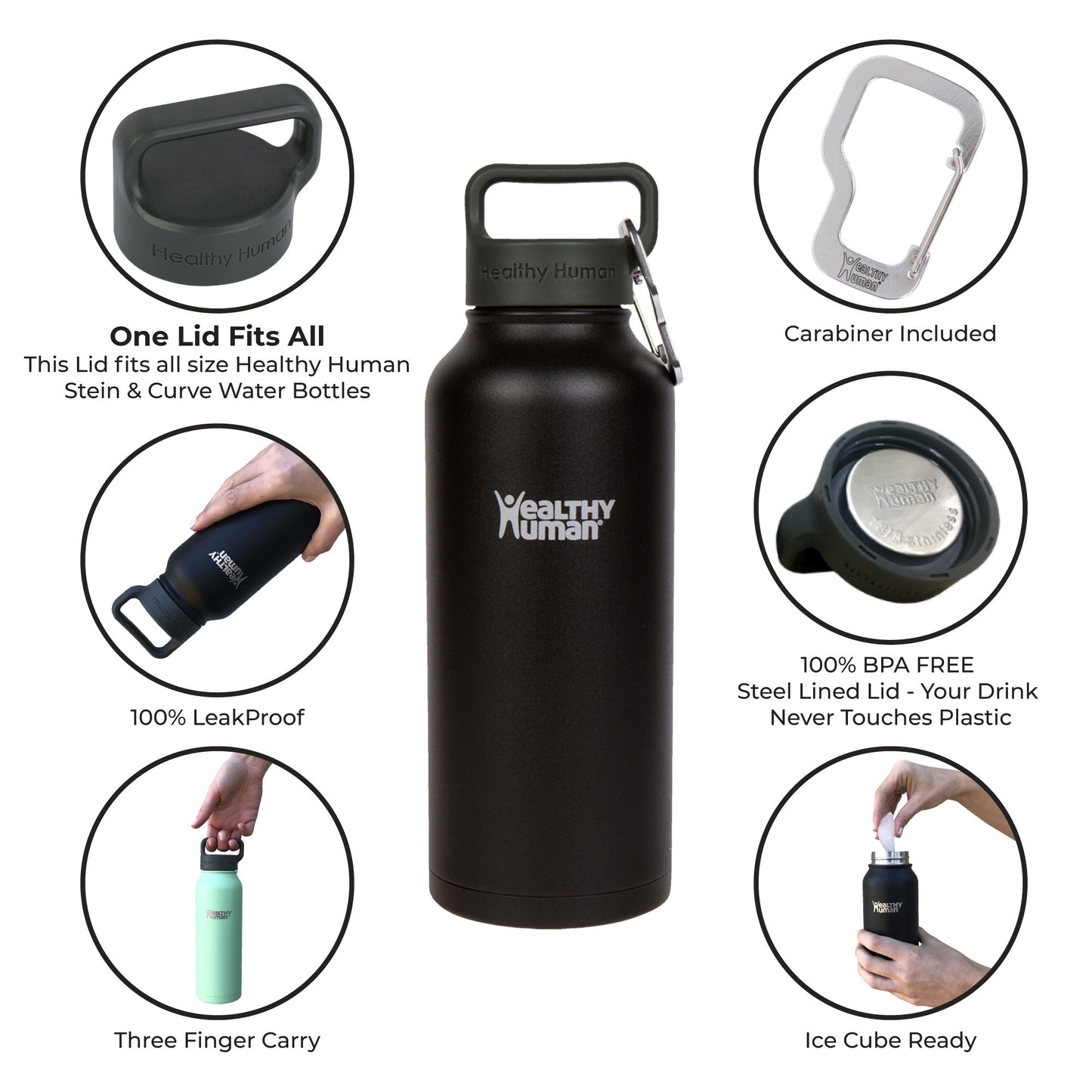 The Stein Water Bottle in Bahama, 32 oz