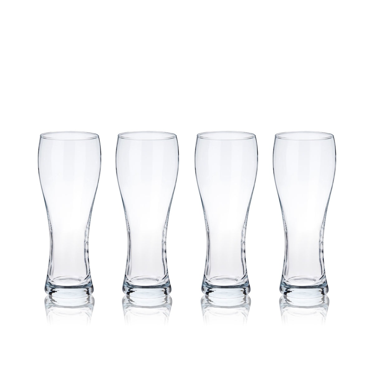 Wheat Beer Glasses, Set of 4