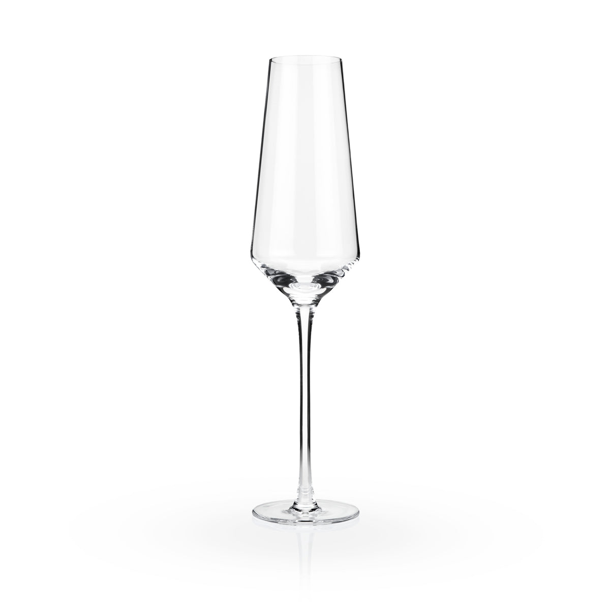 Raye Crystal Angled Champagne Flutes, Set of 2
