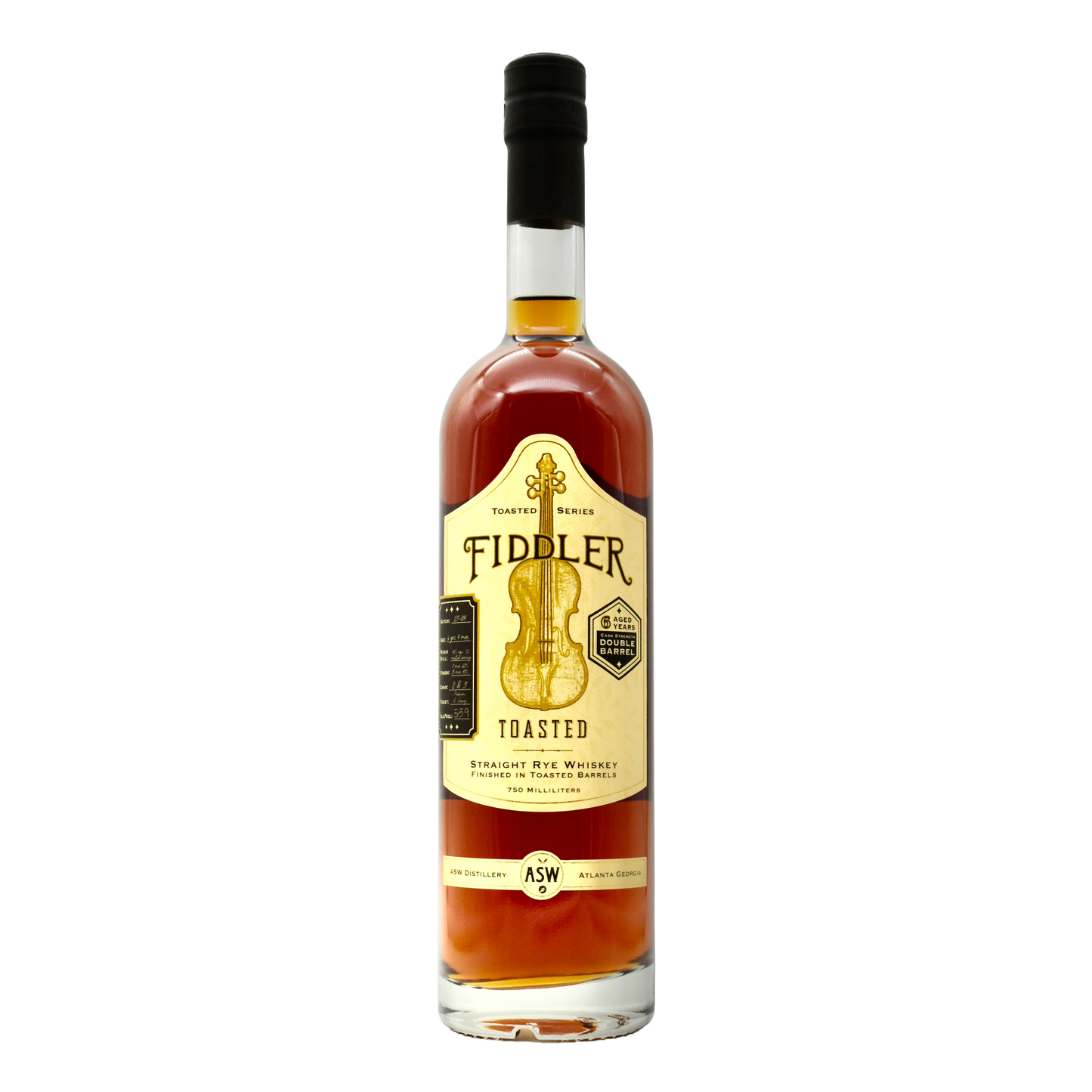 ASW Distillery Fiddler Toasted Rye 750ml