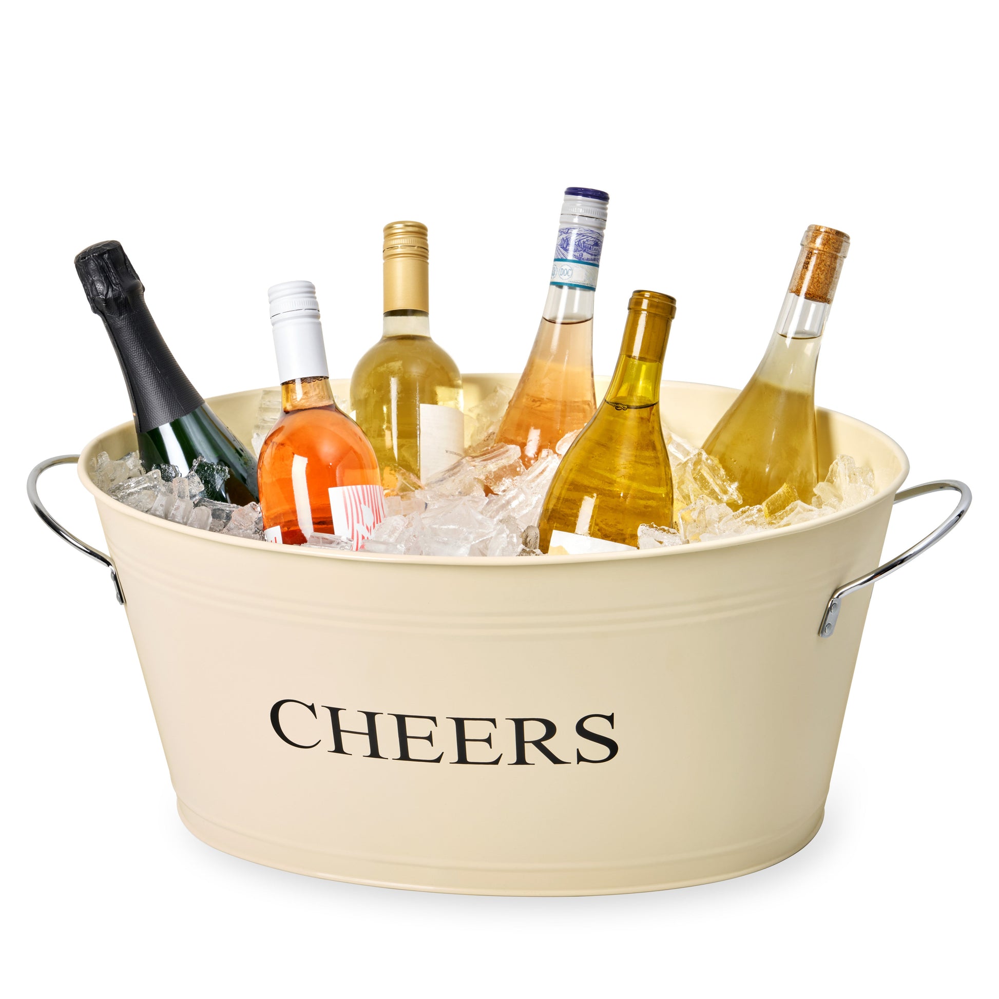 Cheers Galvanized Metal Beverage Tub