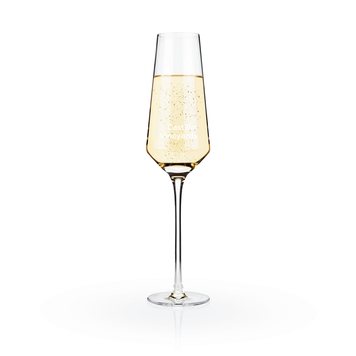 Raye Crystal Angled Champagne Flutes, Set of 2