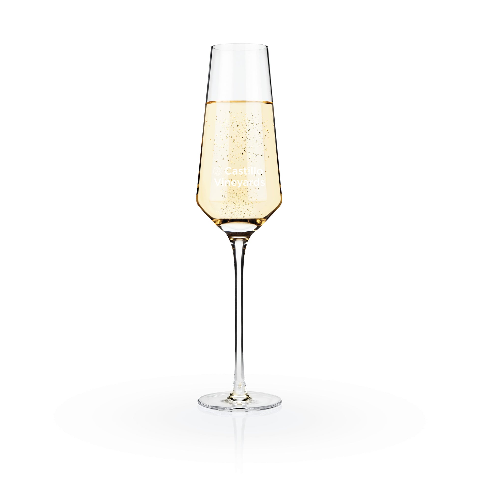 Raye Crystal Angled Champagne Flutes, Set of 2