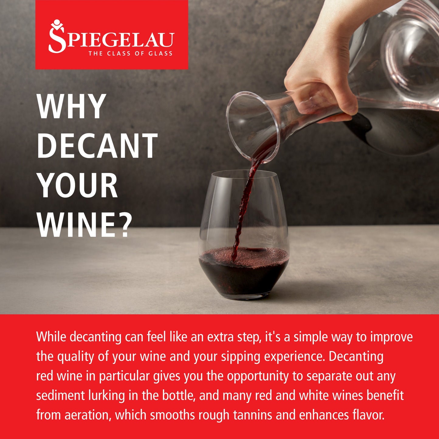 Authentis 1L Wine Decanter