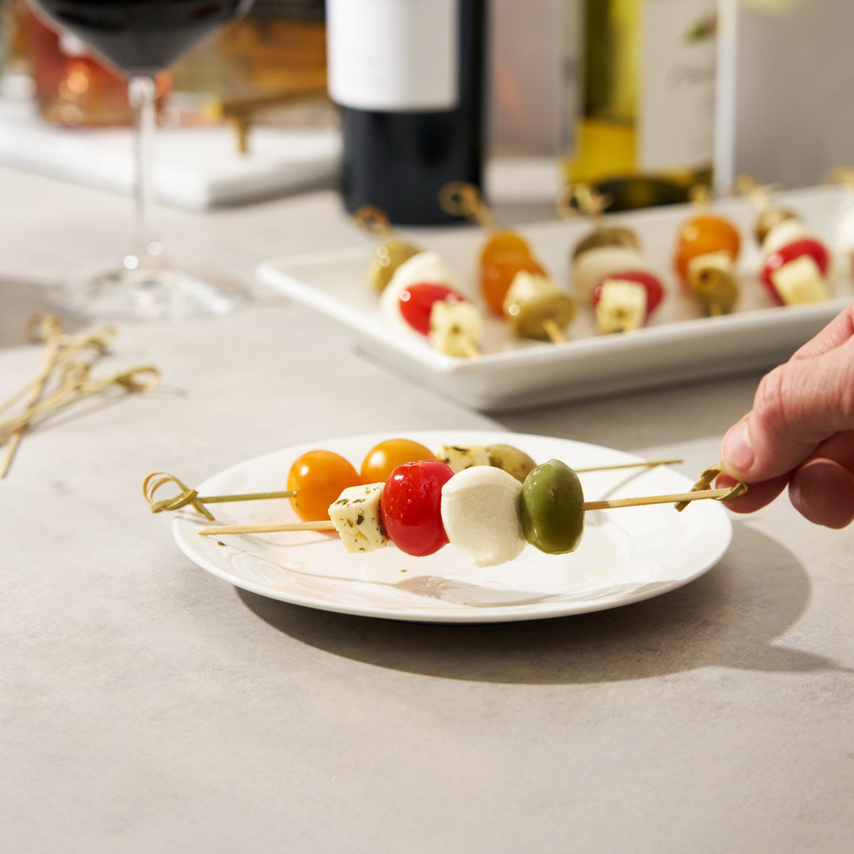 Party Bamboo Long Appetizer Picks, 24ct