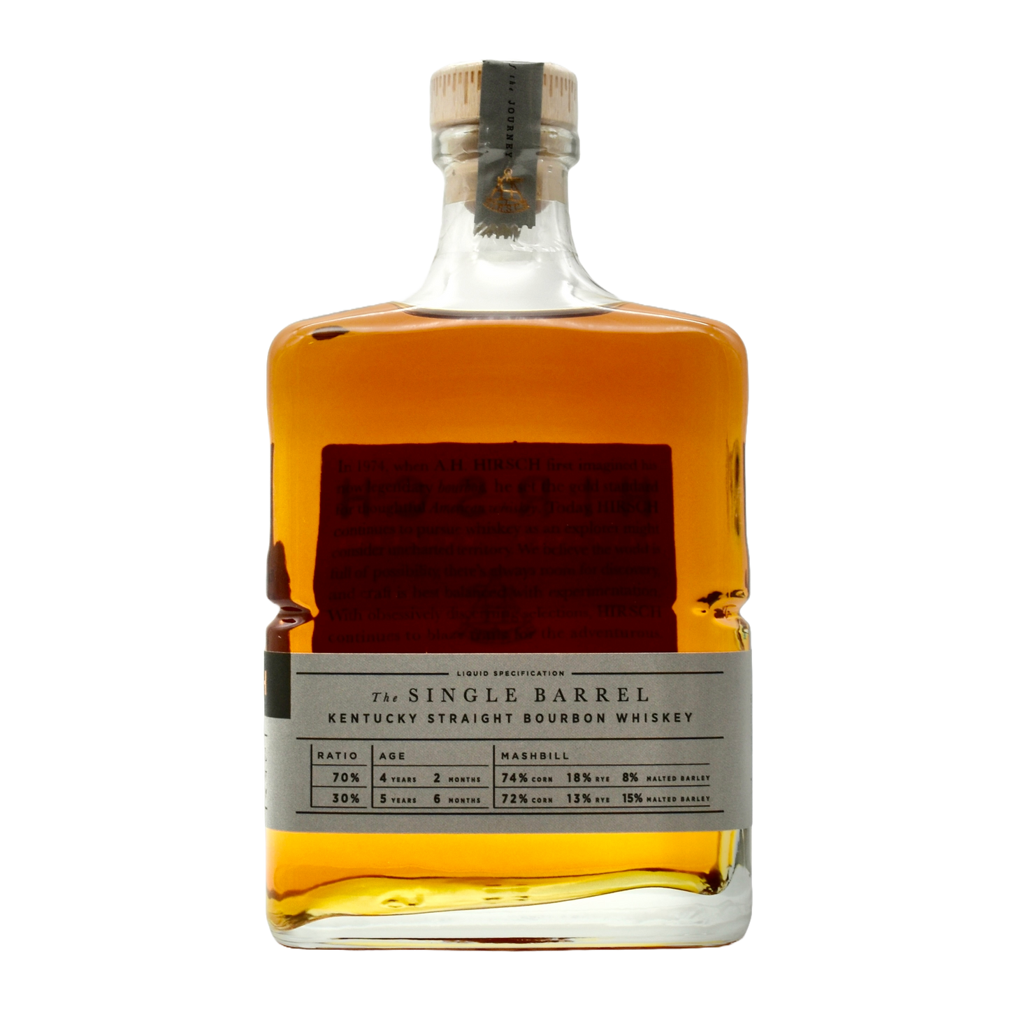 Hirsch Bourbon Single Barrel Silver 750ml