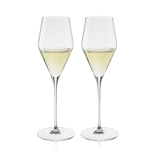 Definition Champagne Flute Glass, Set of 2