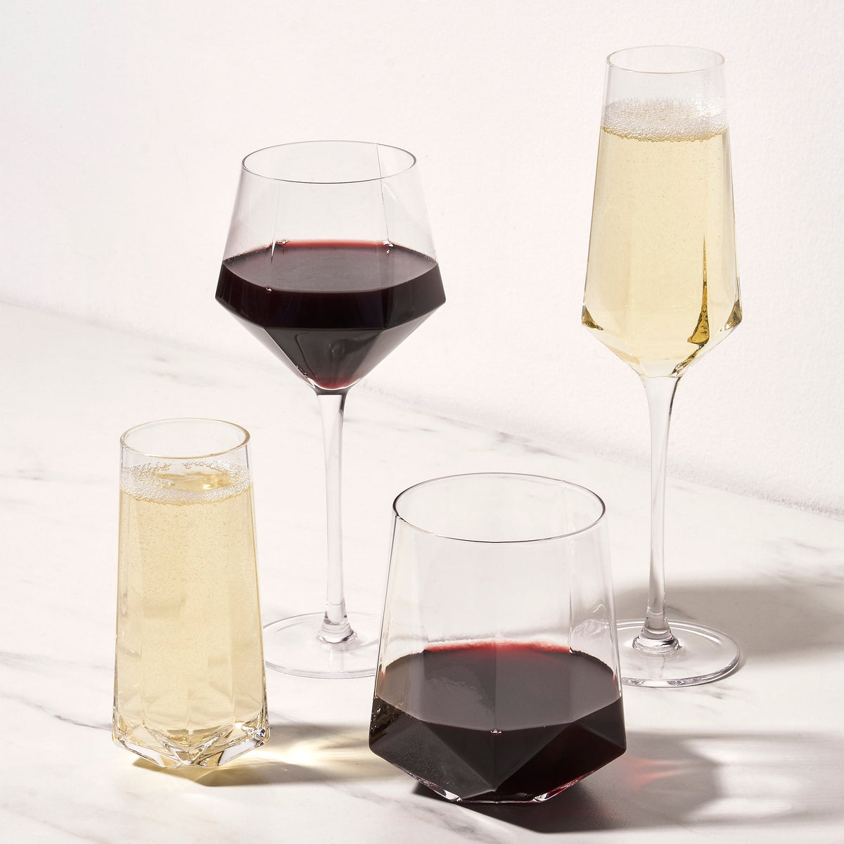 Seneca Crystal Wine Glasses, Set of 2