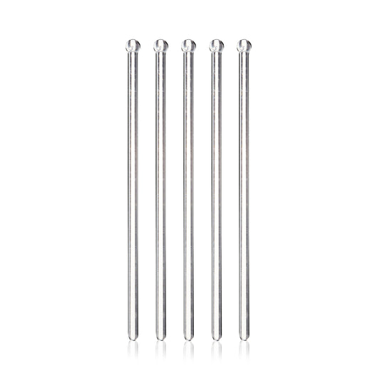 Cocktail Plastic Stir Sticks in Clear, Set of 25
