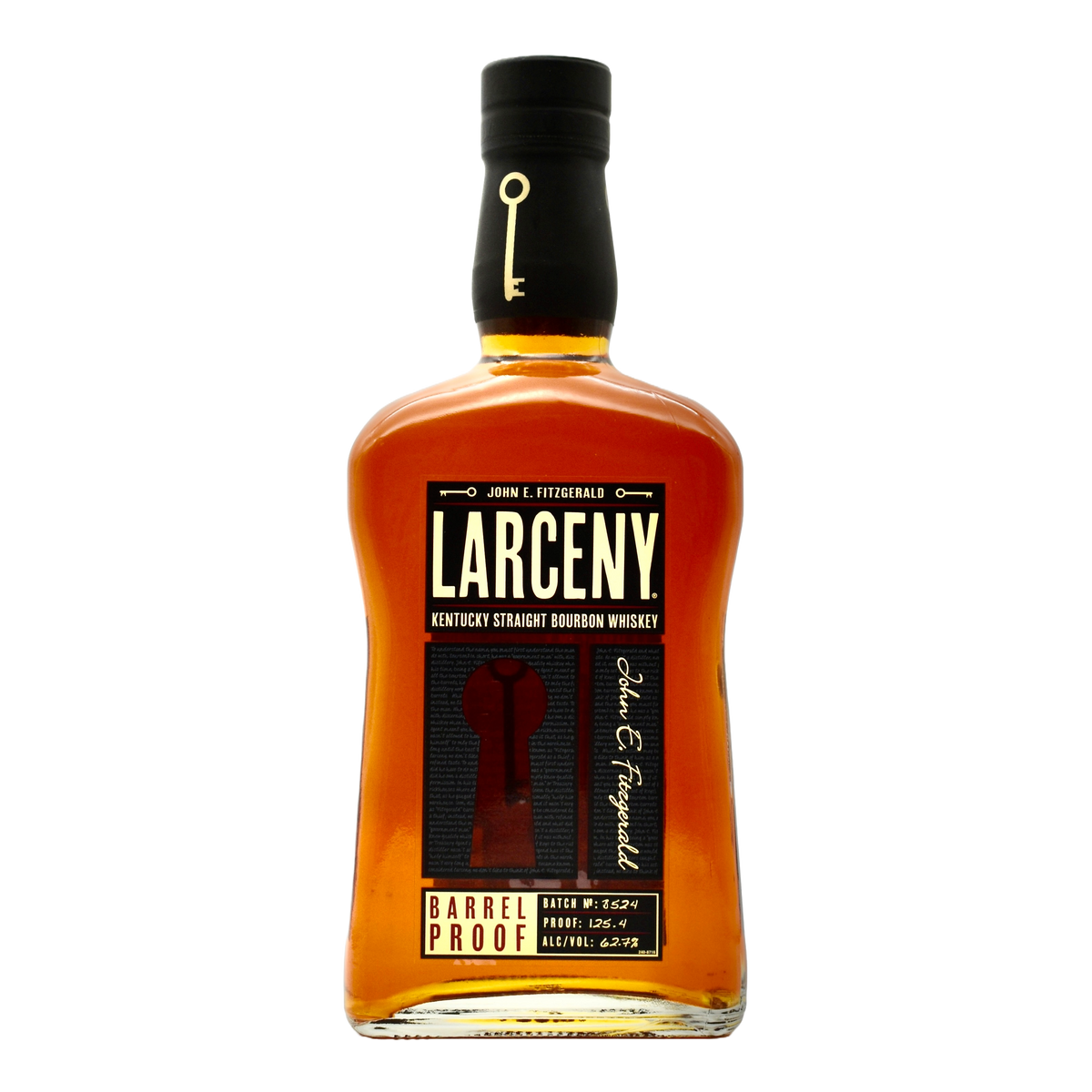 Larceny Barrel Proof B524 Bourbon 750ml - Cask Strength Wheated 