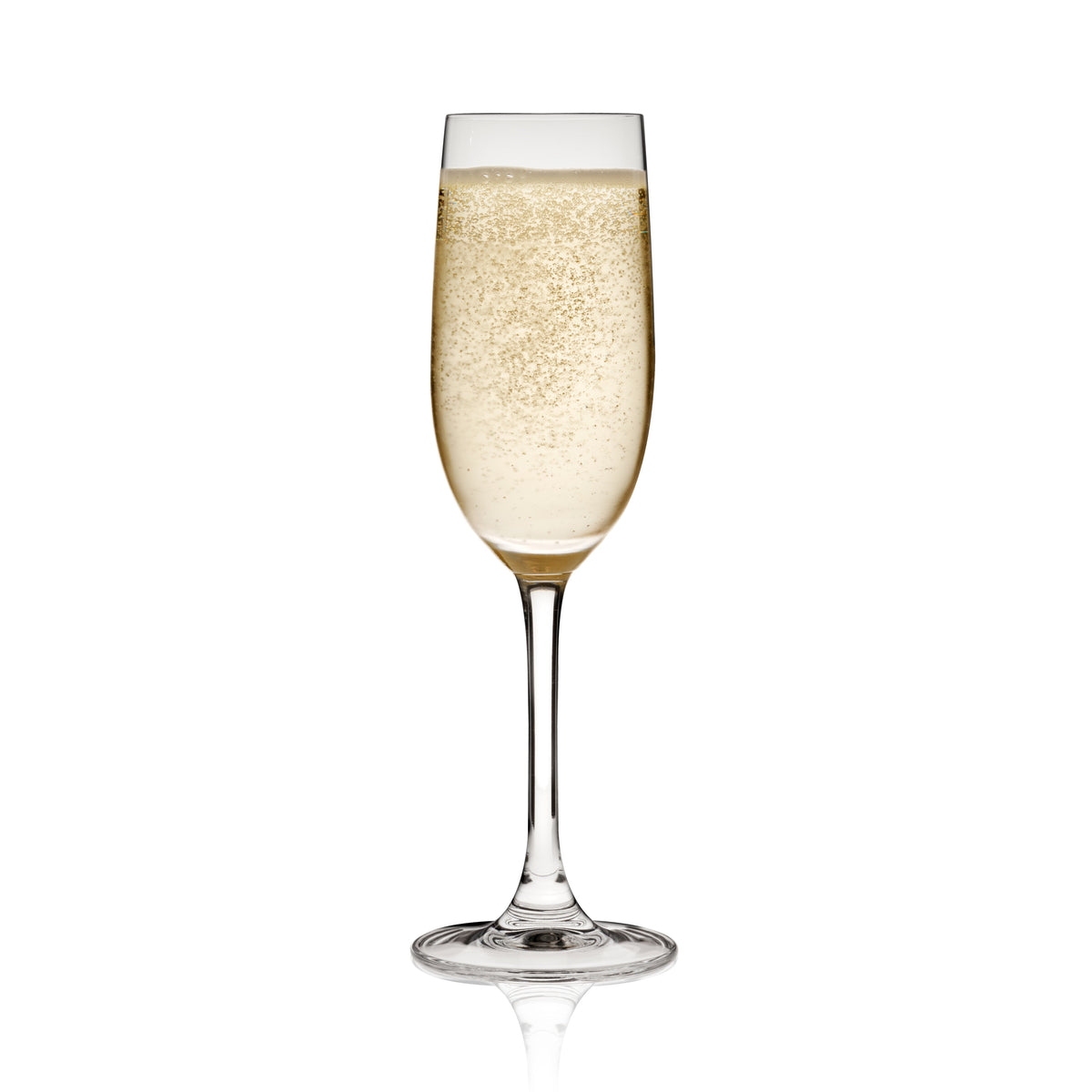 Bubbly Stemmed Champagne Flutes, Set of 6