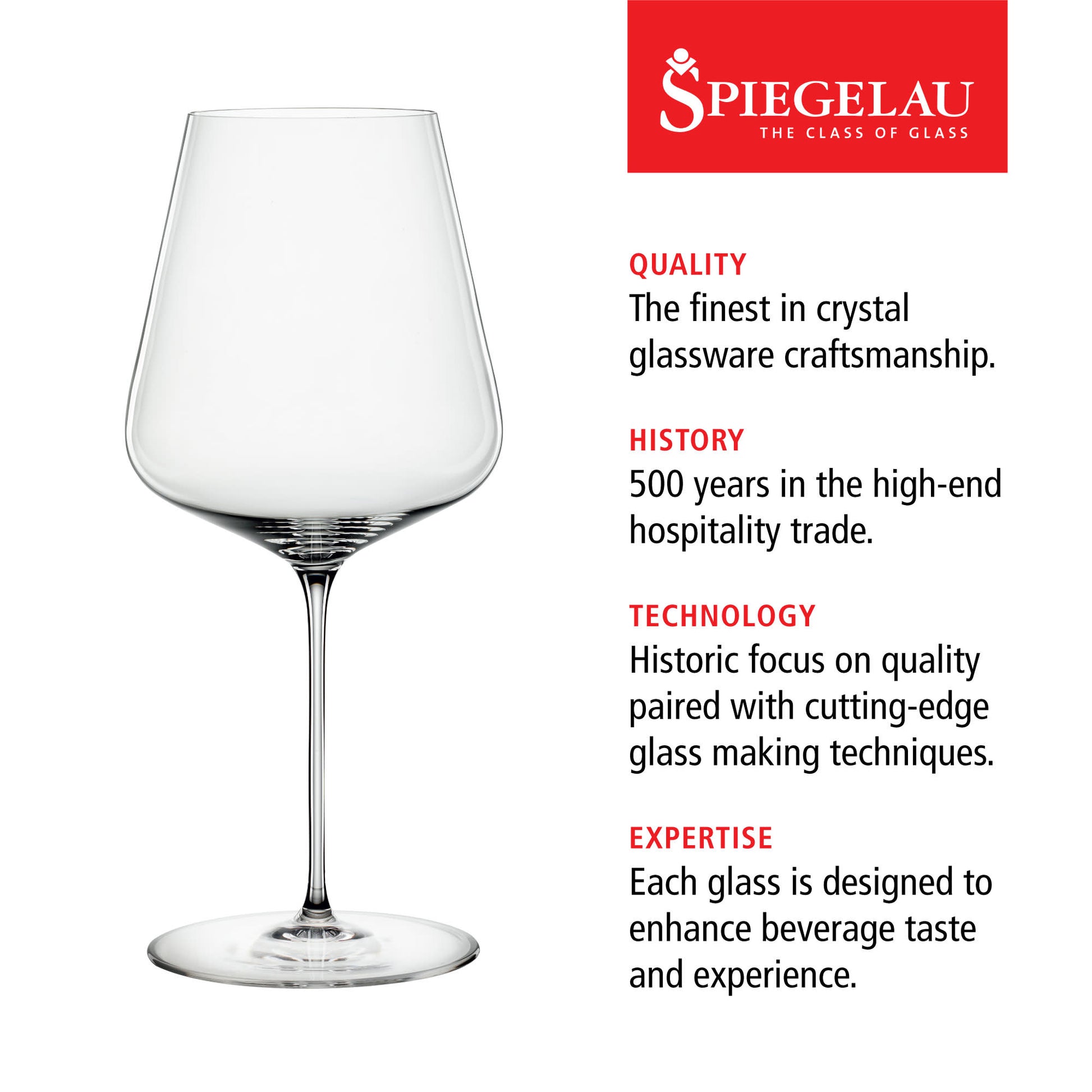 Definition Bordeaux Wine Glass, Set of 4