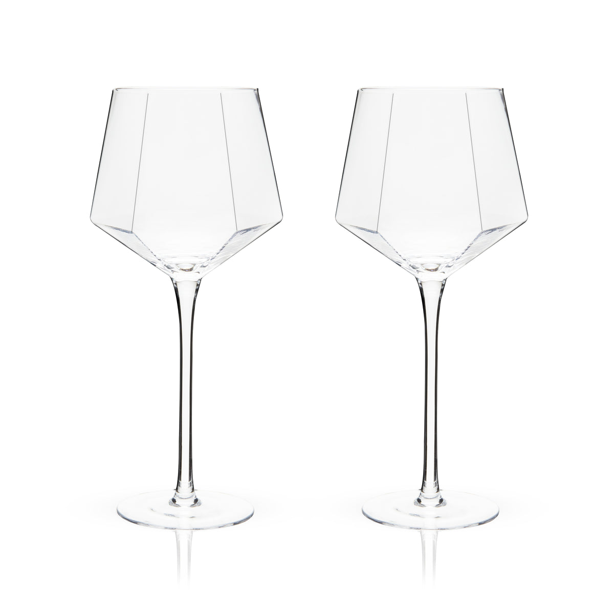 Seneca Crystal Wine Glasses, Set of 2