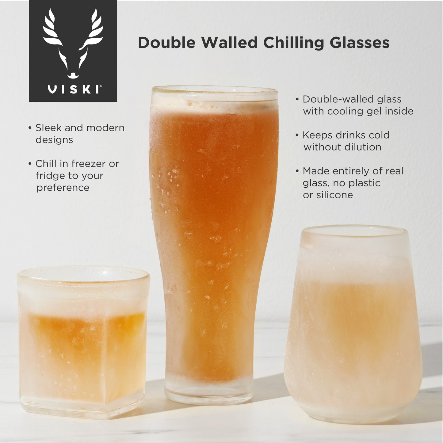Glacier Double Walled Chilling Wine Glass