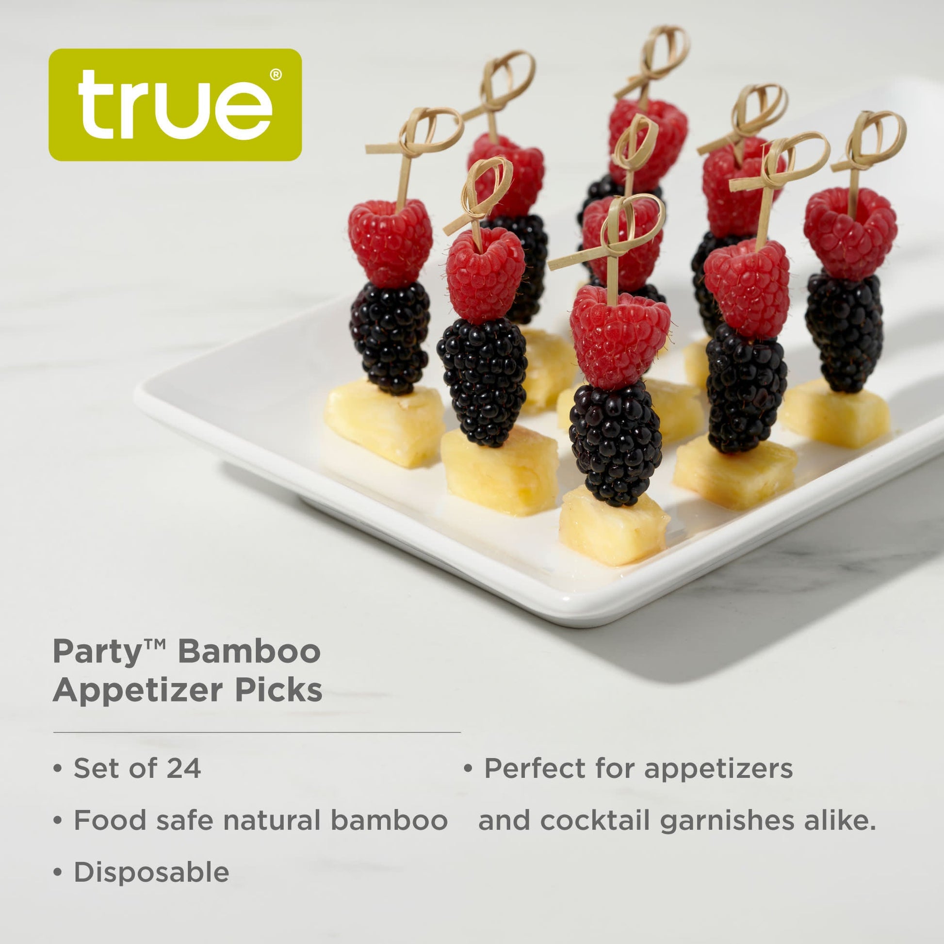 Party Bamboo Appetizer Picks, 24ct