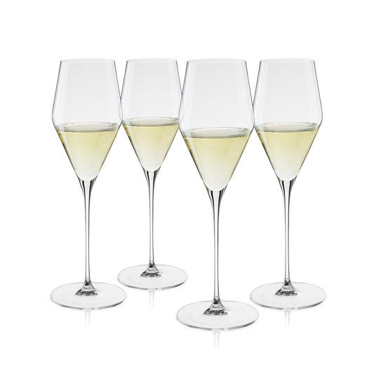Definition Champagne Flute Glass, Set of 4