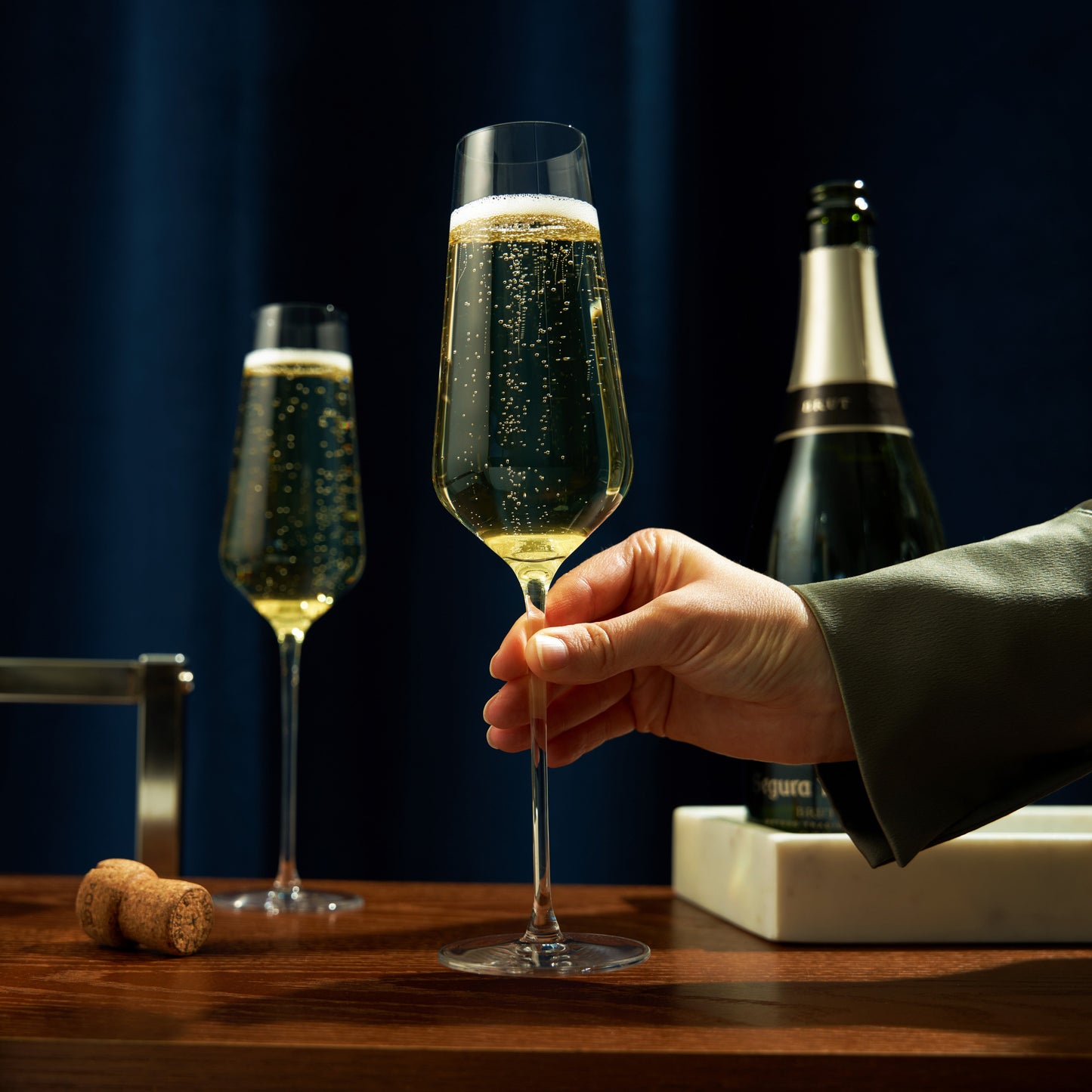 Reserve Liminal Champagne Flutes, Set of 2