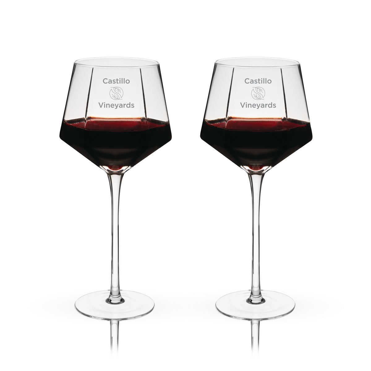 Seneca Crystal Wine Glasses, Set of 2