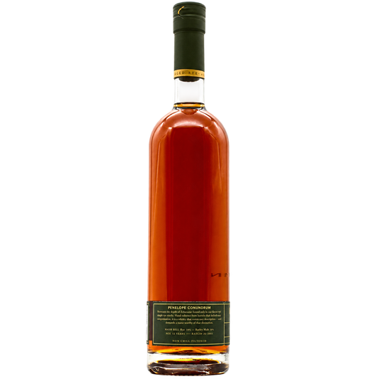 Penelope Estate Collection Conundrum 12 Year Rye - back