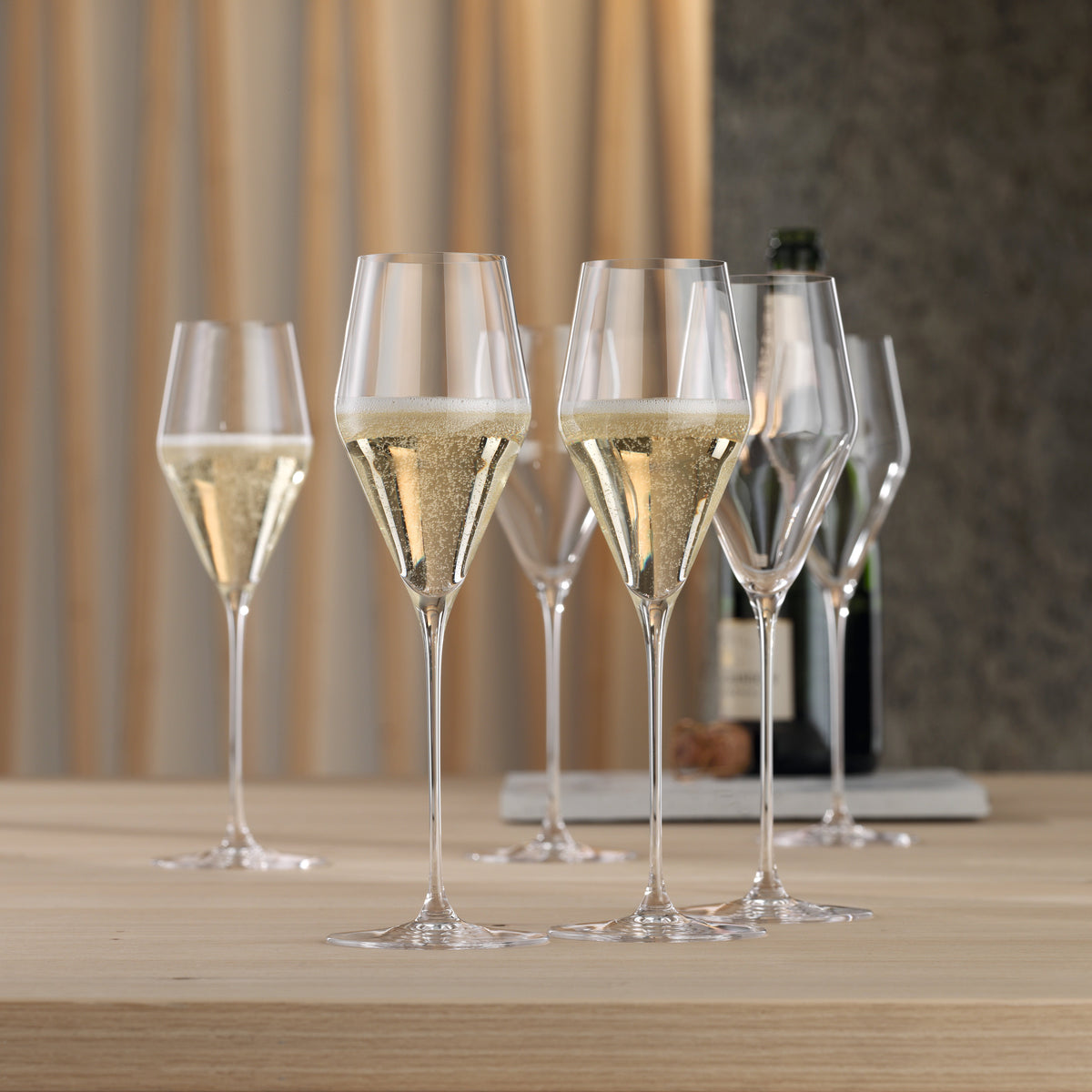 Definition Champagne Flute Glass, Set of 4