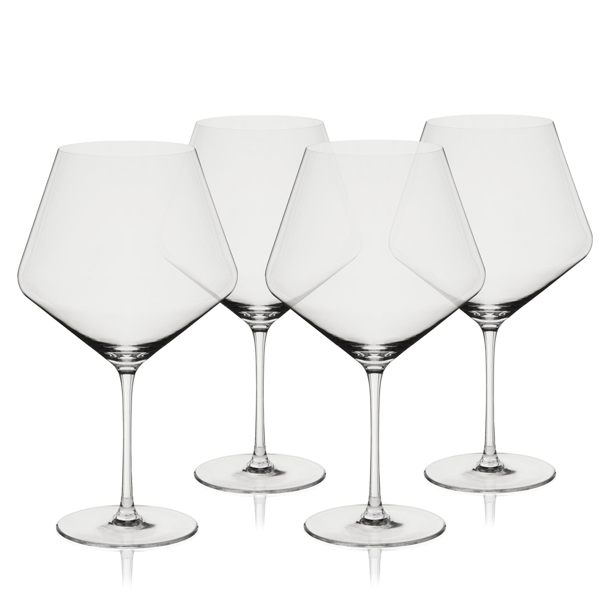 Reserve Liminal Burgundy Wine Glasses, Set of 4