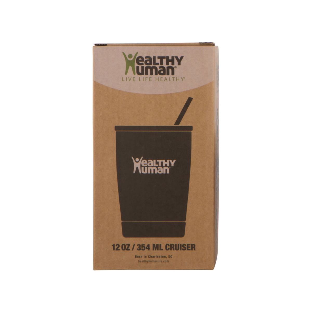 The Cruiser Tumbler in Pure Black, 12 oz