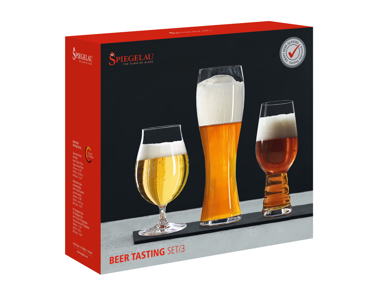 Craft Beer Glasses Tasting Kit (Set of 3)