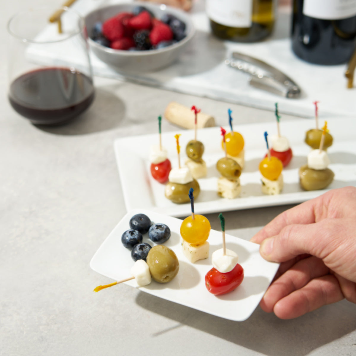 Party Frilled Appetizer Picks in Assorted Colors, 50ct