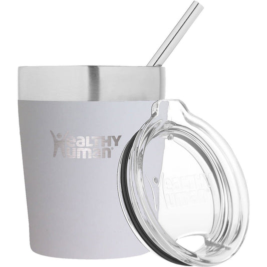 The Cruiser Tumbler in Pure White, 12 oz