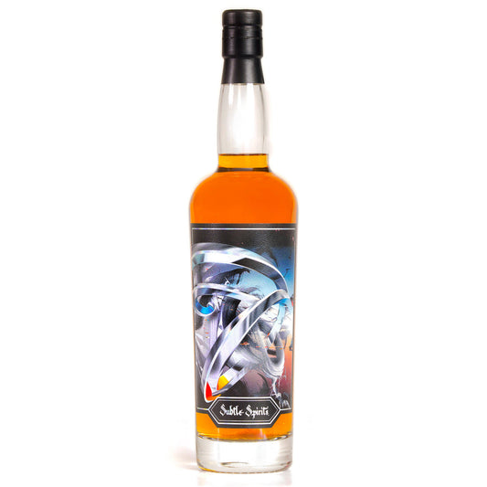 Subtle Spirits Echo Malt Whiskey – full-height bottle on square white background