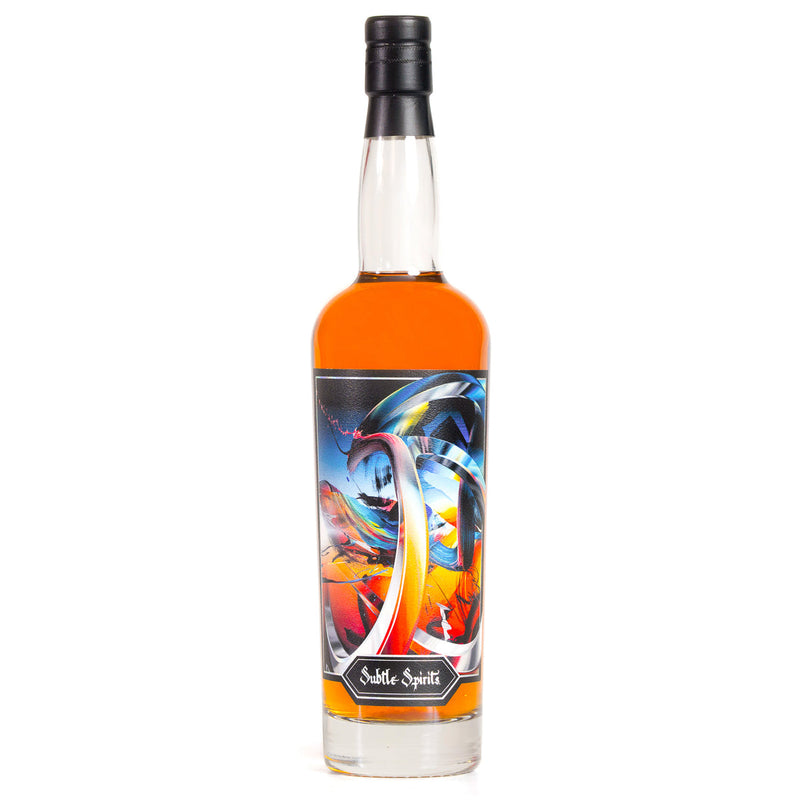 Subtle Spirits Reverb Malt Whiskey – full-height bottle on square white background