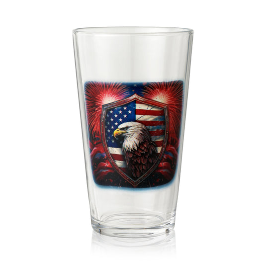 Eagle & Crest Pint Glass