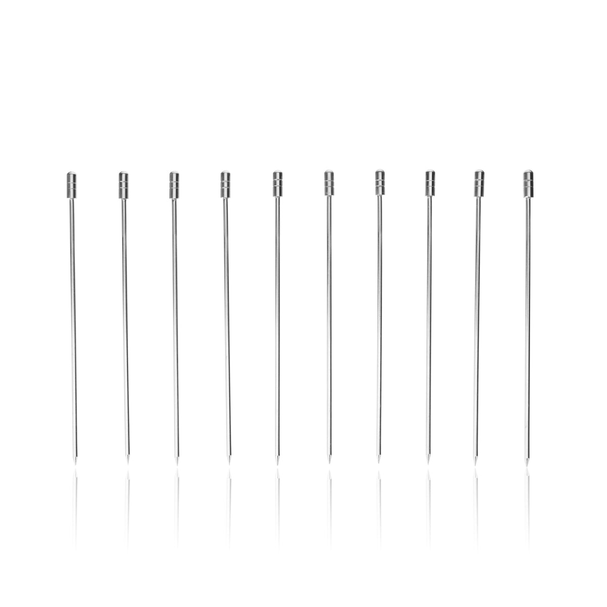 Stainless Steel Cocktail Picks, Set of 10
