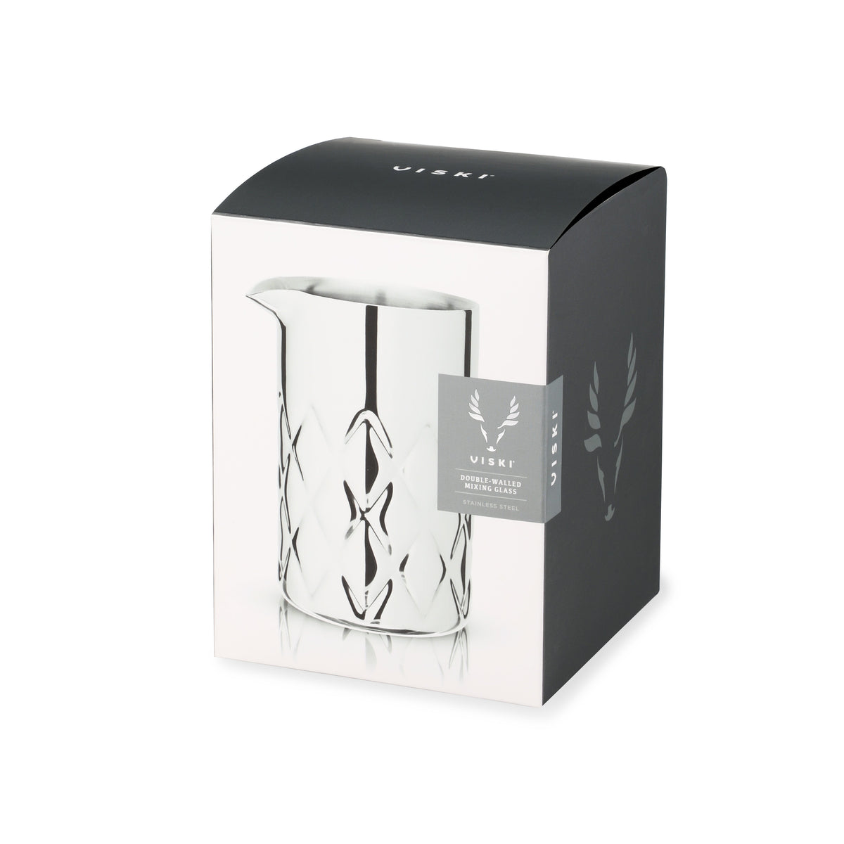 Harrison Double Walled Mixing Glass in Stainless Steel