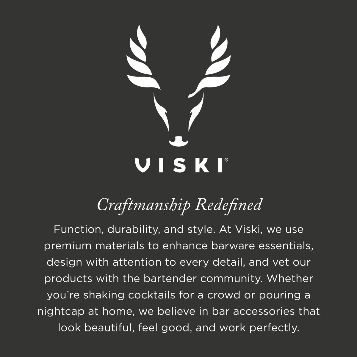 Viski Professional Crystal Mixing Glass
