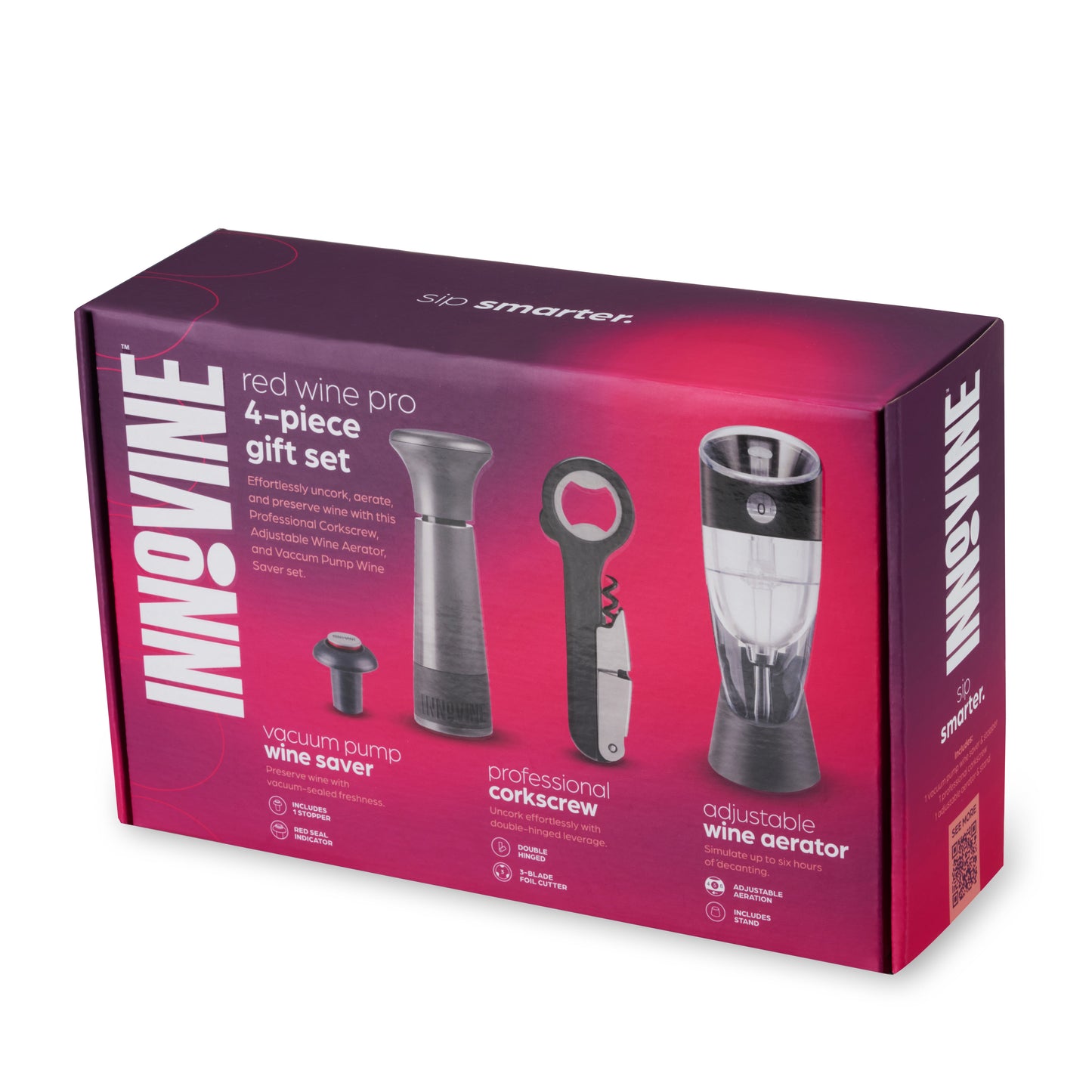 Red Wine Pro 4-Piece Gift Set