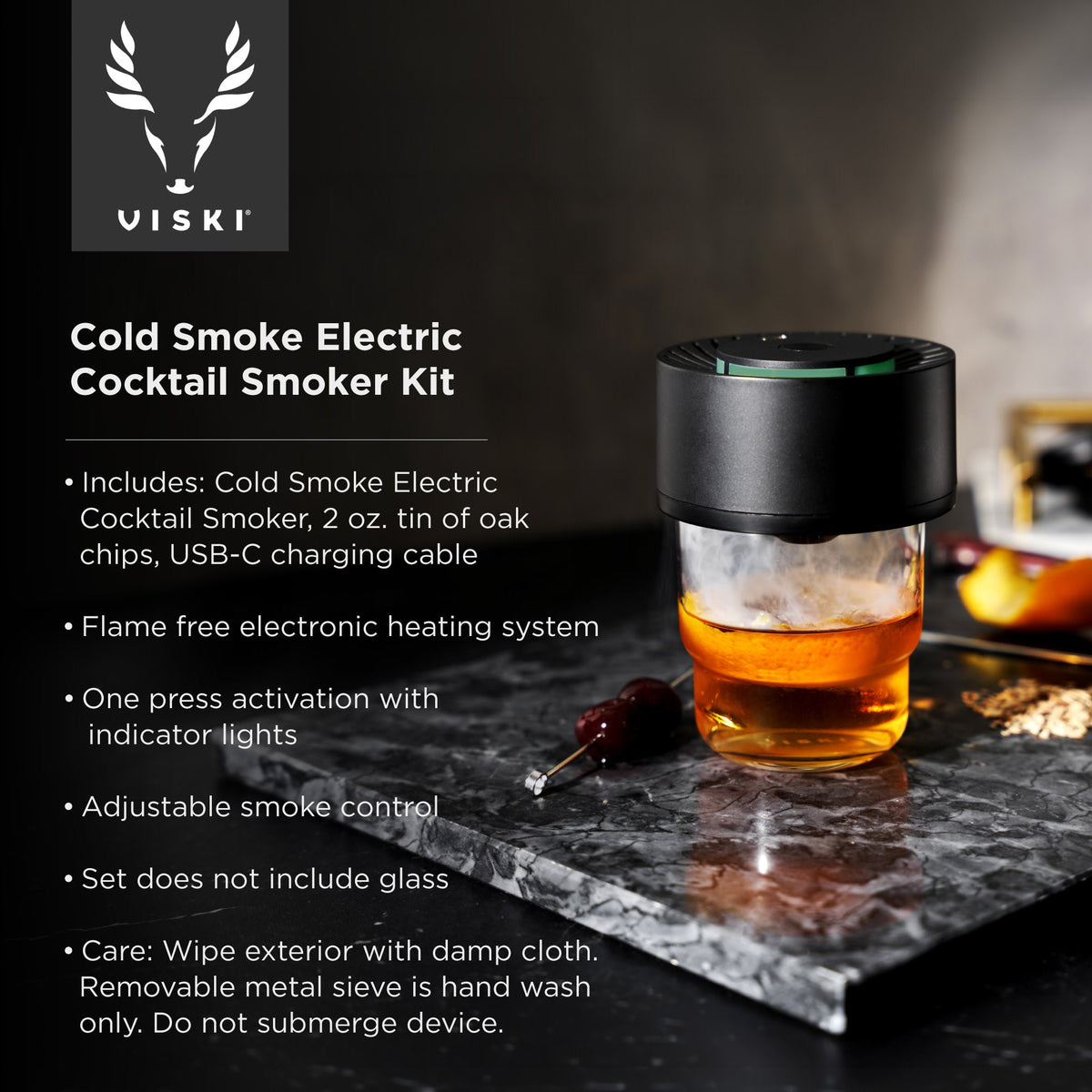 Cold Smoke Electric Cocktail Smoker Kit