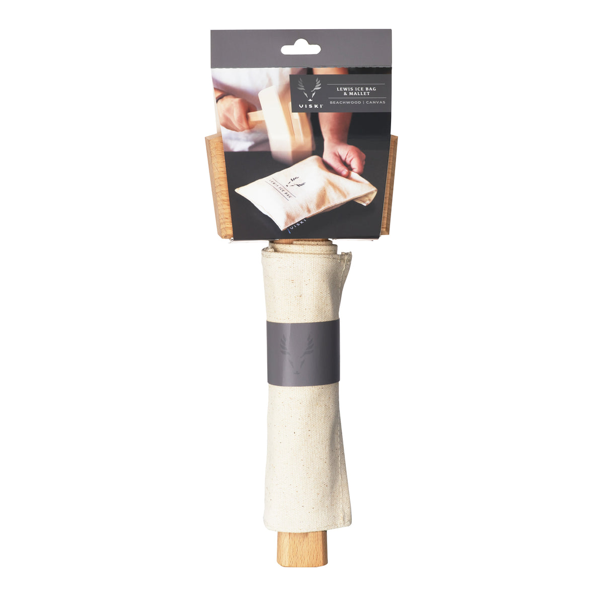 Viski Professional Lewis Ice Bag and Mallet