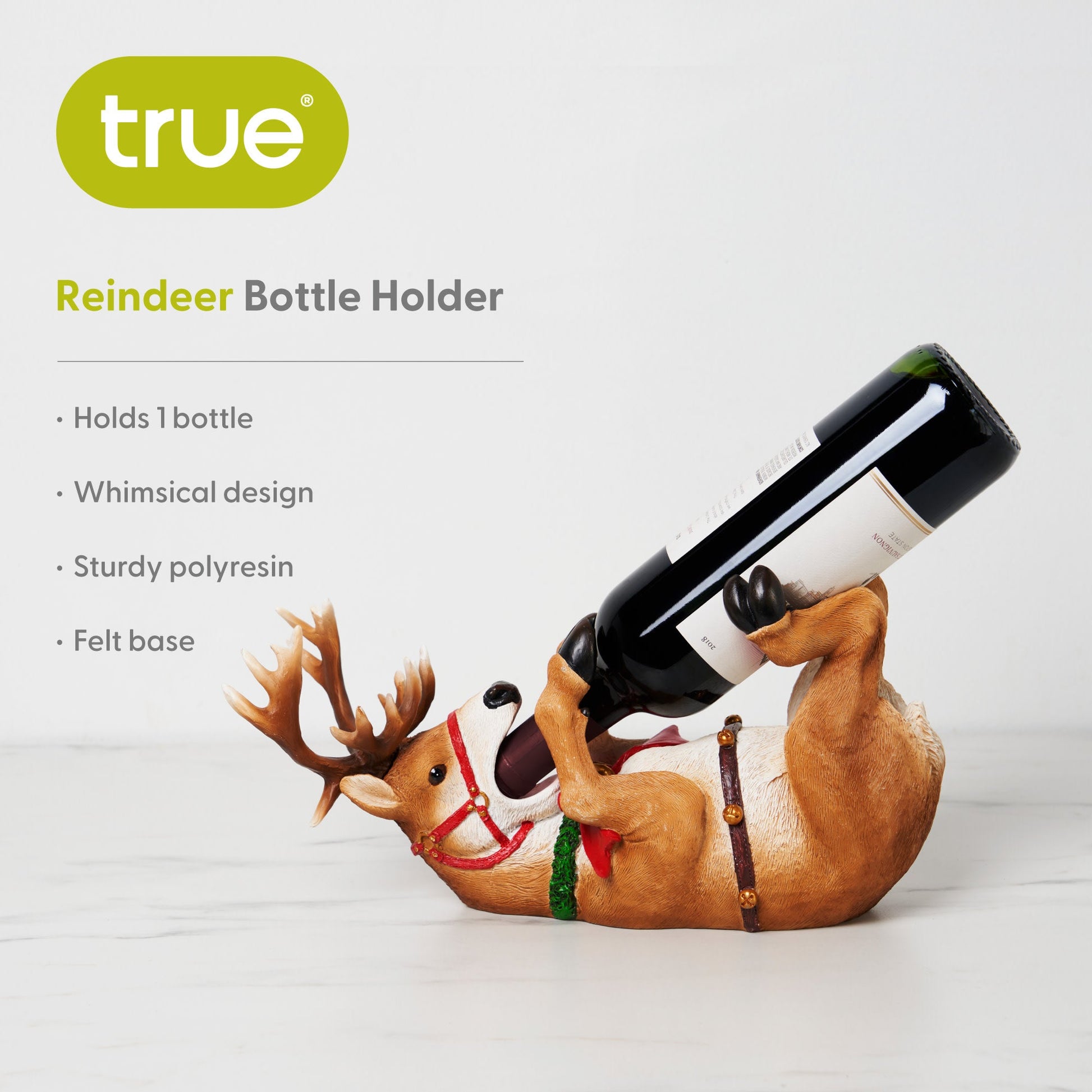 Rosy Reindeer Bottle Holder