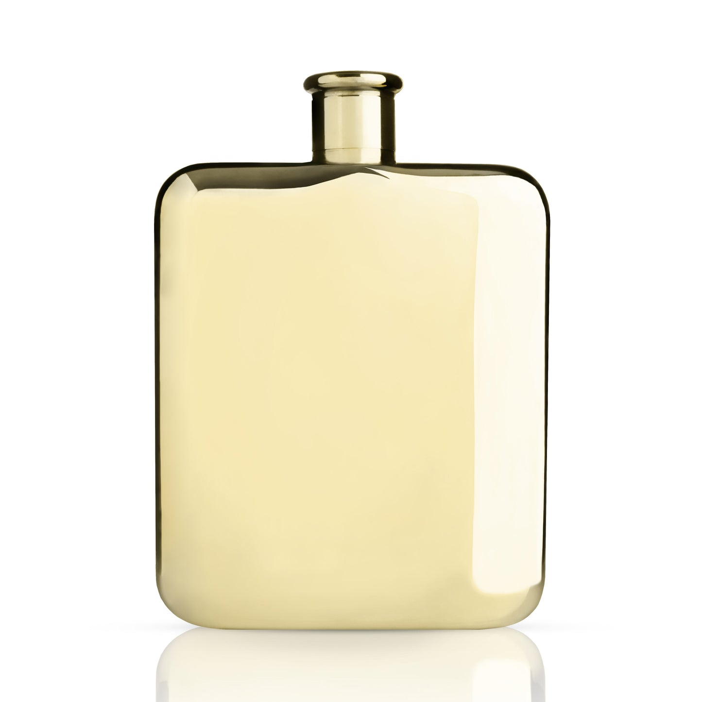 Belmont 6 oz Flask in Gold