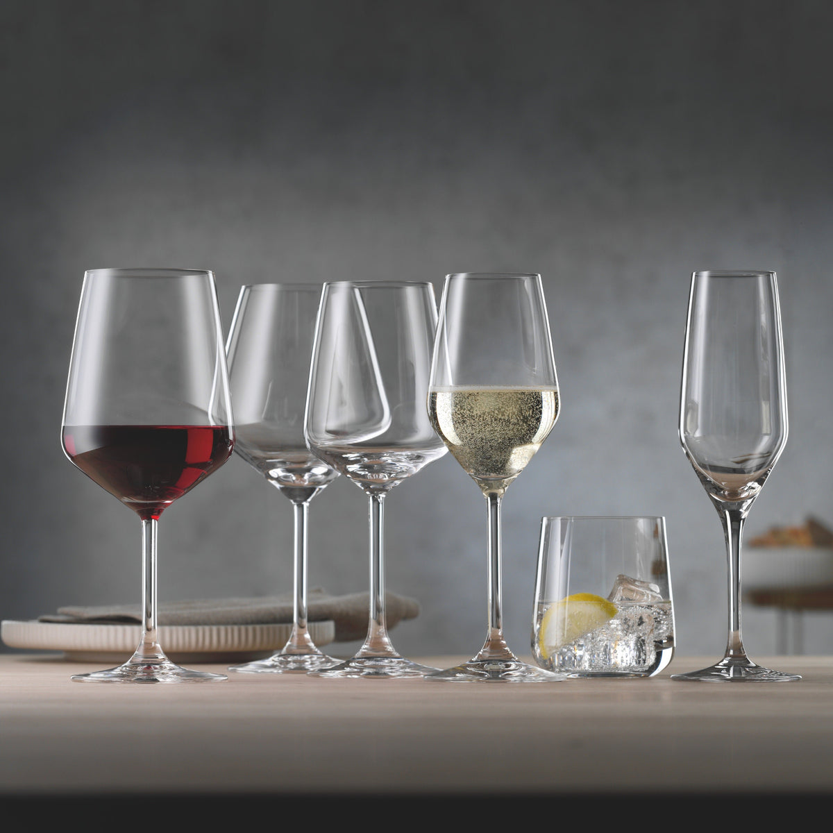 Style Burgundy Wine Glass, Set of 4