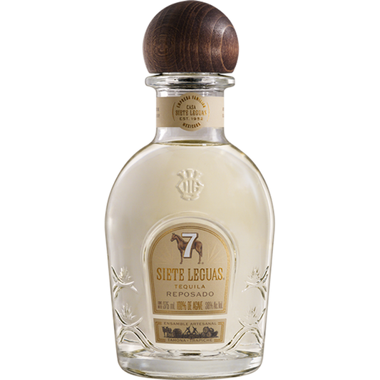 Siete Reposado bottle square