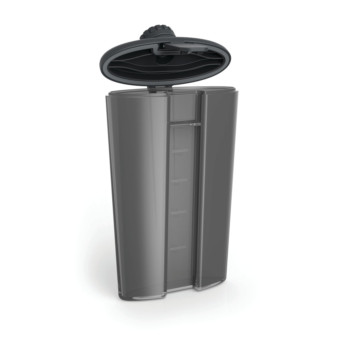Easy-Fill 6 oz Plastic Flask in Gray