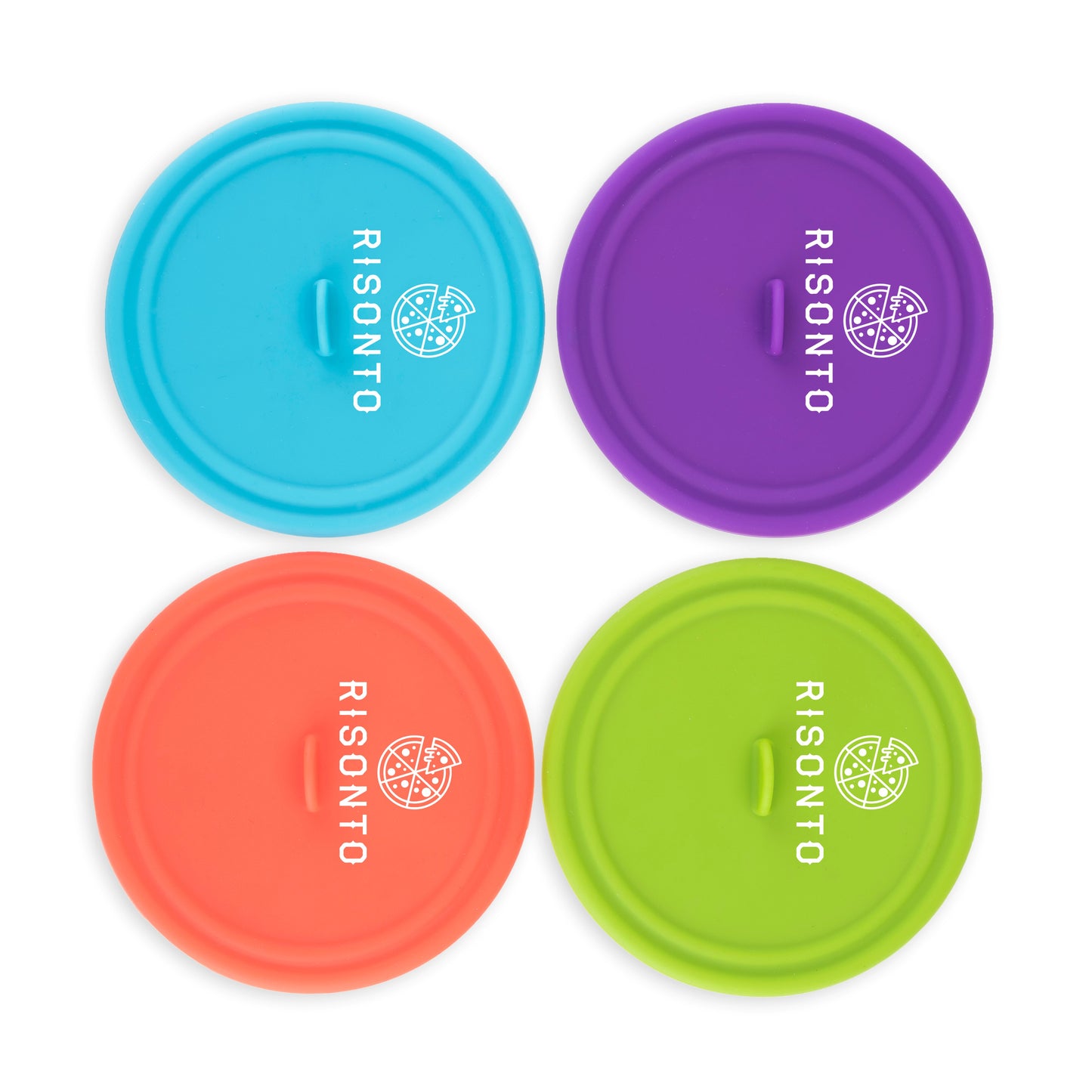Dome Silicone Wine Glass Cover in Assorted Colors, Set of 4