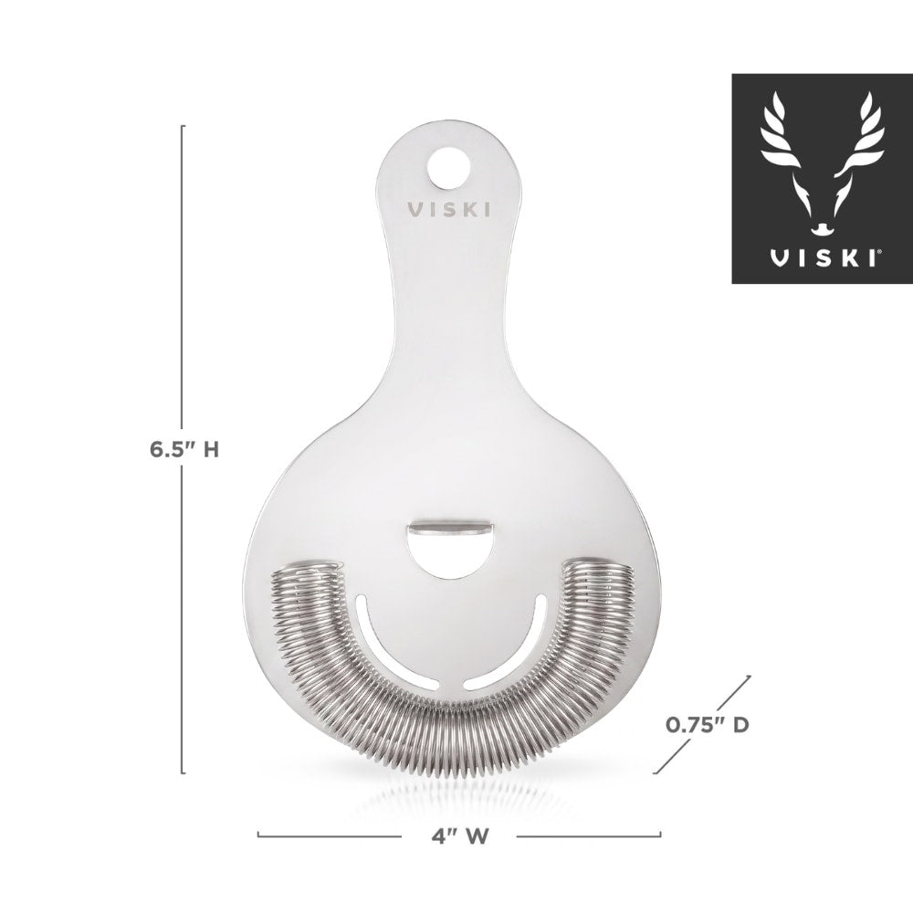 Harrison Hawthorne Strainer in Stainless Steel
