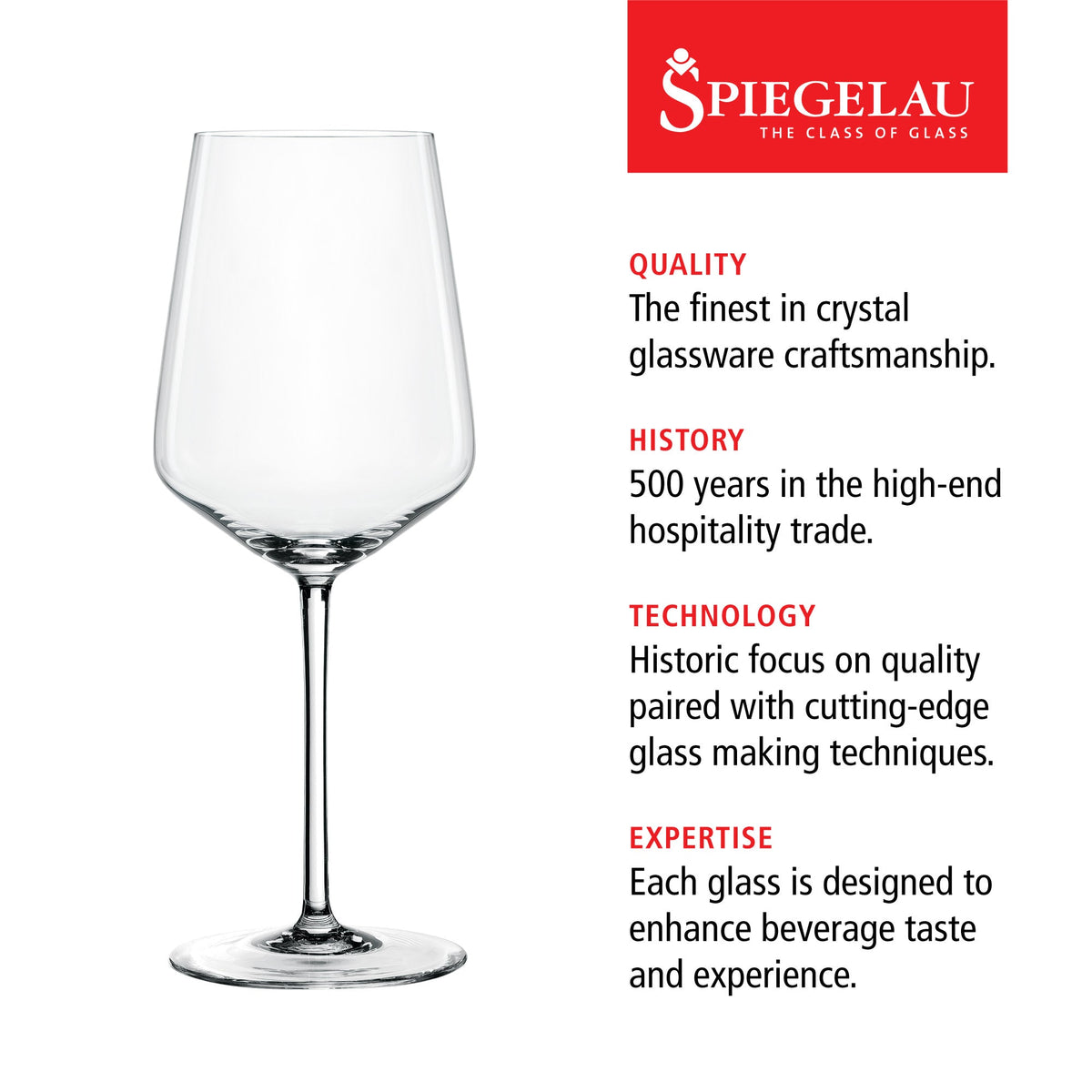 Style Red and White Wine Glasses, Set of 12
