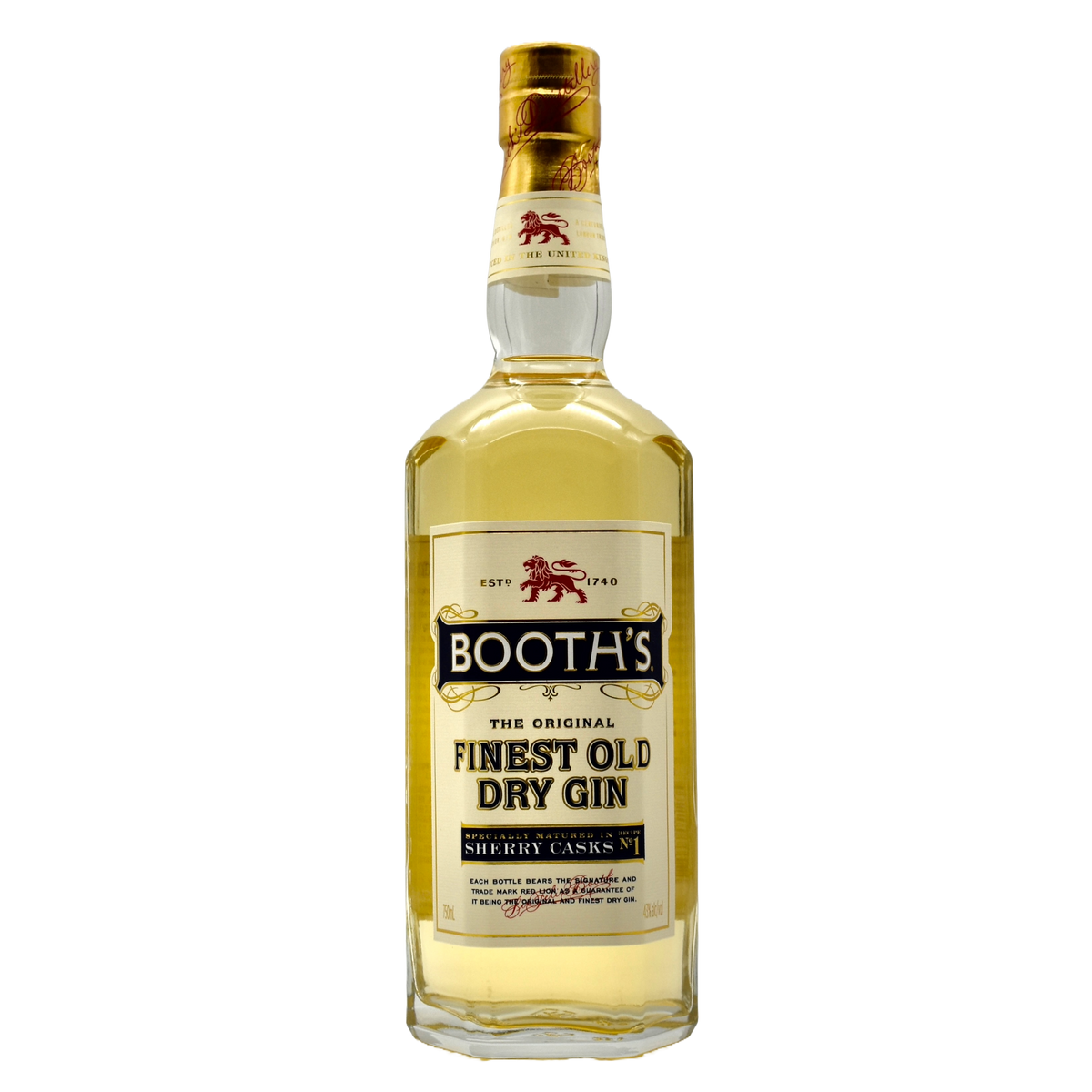 Booth's Gin 750ml | World's Oldest Gin Brand Est. 1740 – Unwind
