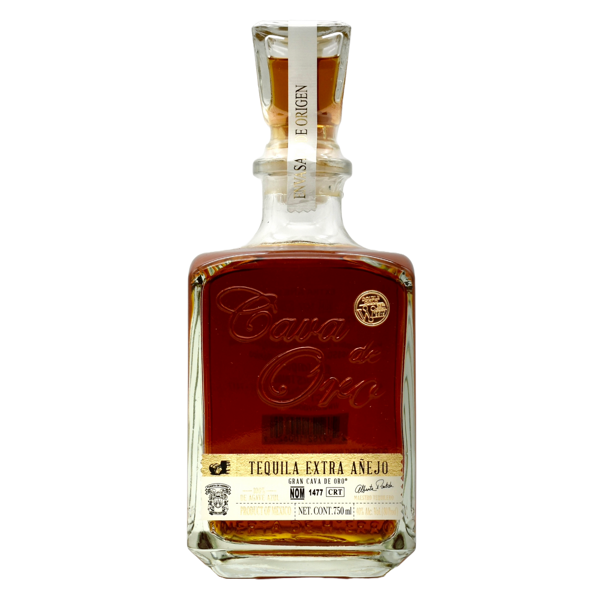 Cava De Oro Tequila Extra Añejo 750ml | Golden Cellar Ultra